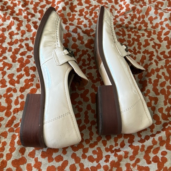 Kork Ease Florence Bit Loafer In off white patent leather size 8 - Picture 7 of 9